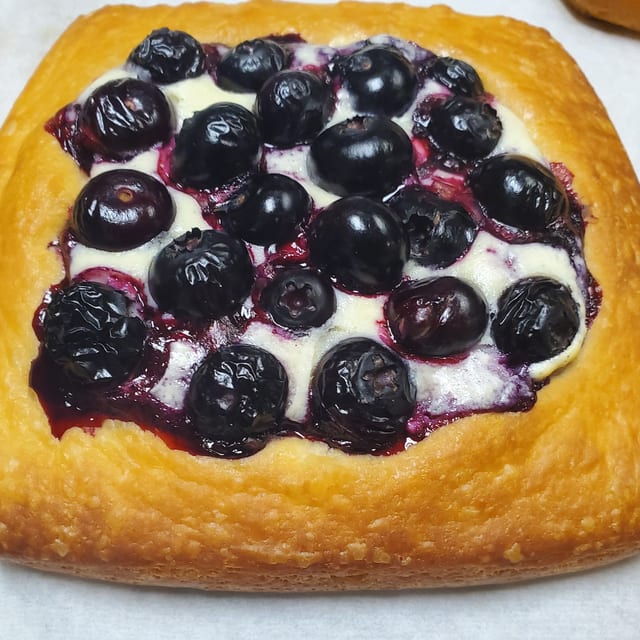 Blueberry Danish.