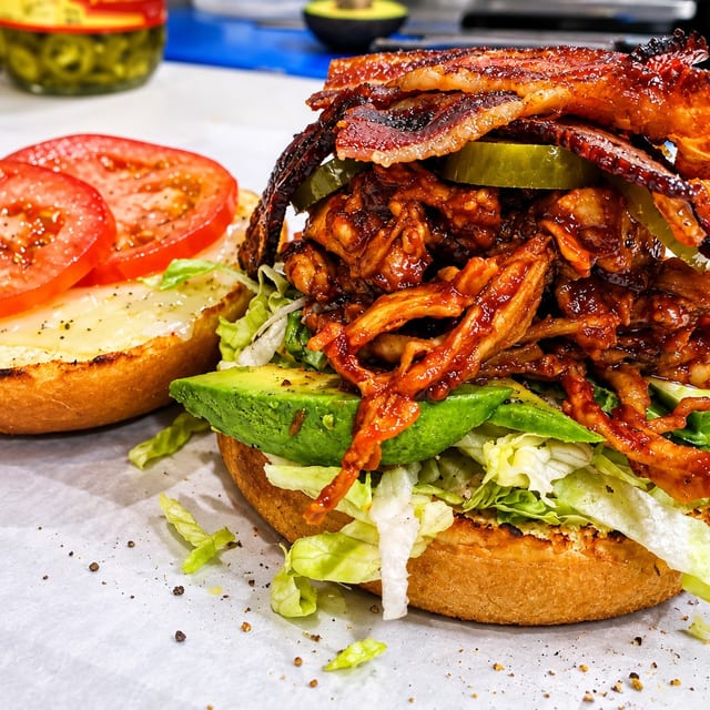 KC Barbecue Chicken Sando.
