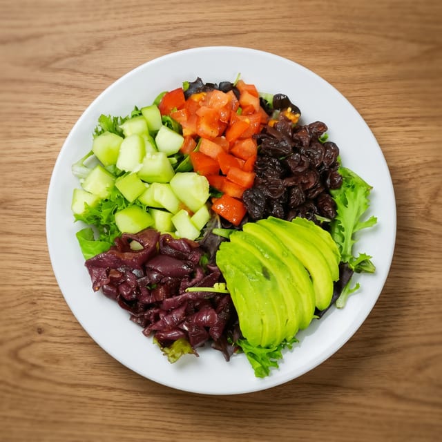 Organic Garden Salad.
